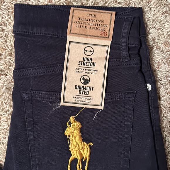 Polo Ralph Lauren-The Tompkins Skinny High Rise Ankle -Size 28R - Picture 2 of 4